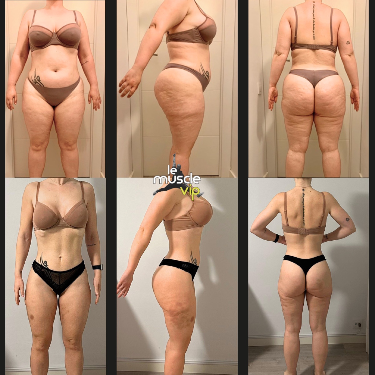 Otra transformación de cliente con LeMuscleVIP